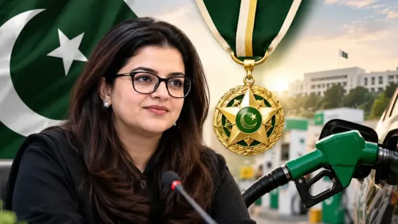 PM Shehbaz Announces National Honour for Shaza Fatima Over Digital Petrol Subsidy Scheme