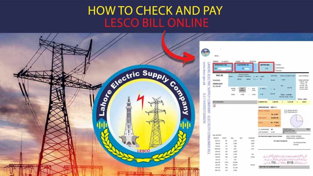 How To Check Lesco Bill And Pay Online In 2024 - Economy.pk