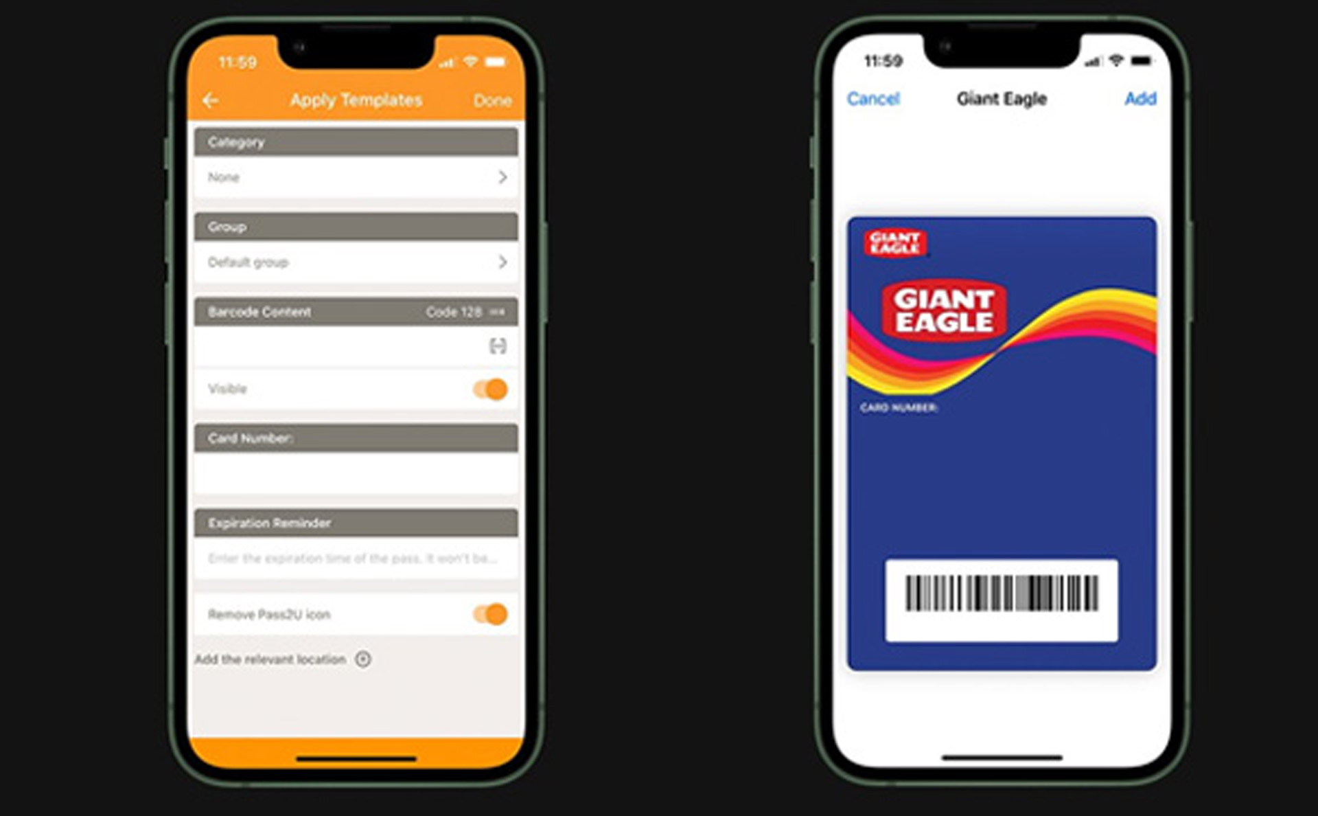 cannot add any cards to apple wallet