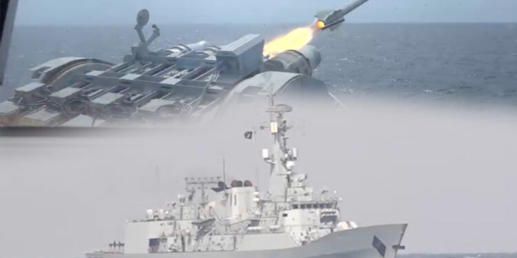 Pakistan Navy Demonstrated Combat Readiness and War Fighting Potential by Firing Surface to Air Missile