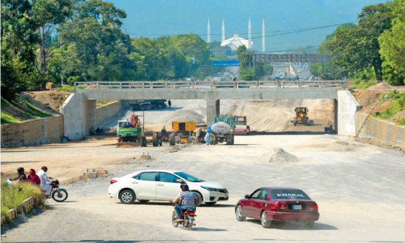 Construction of 2 new underpasses 