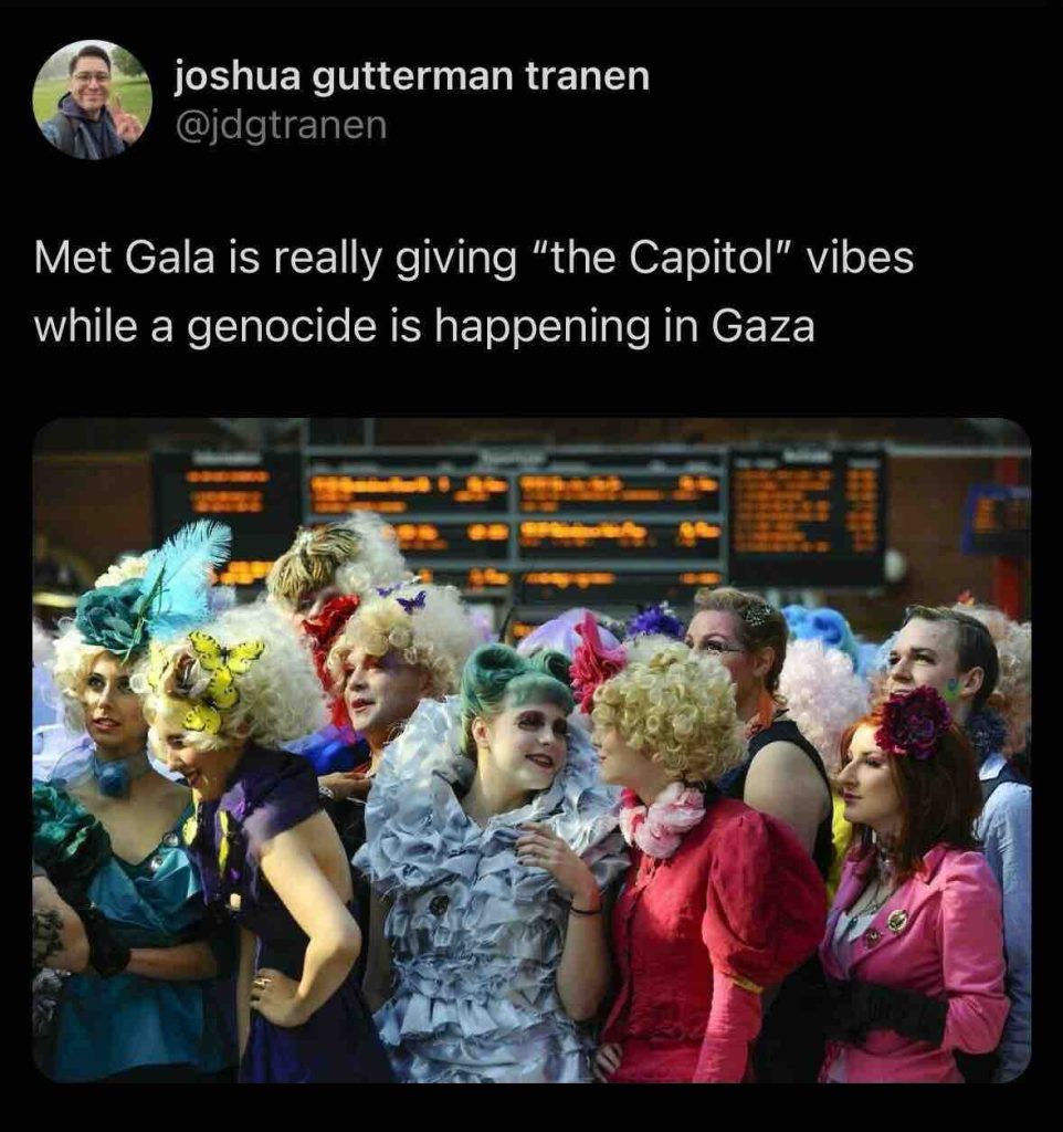 viewers on met gala. 