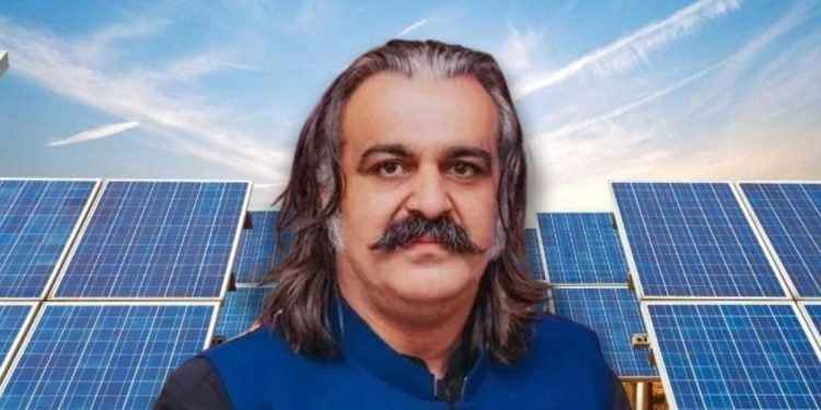 CM Gandapur announces free solar panels for KP citizens