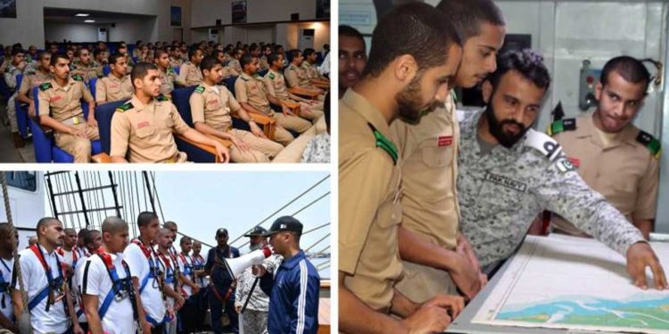 Pakistan Navy Holds Training Exercise for Officers and Cadets of Royal Saudi Navy Forces