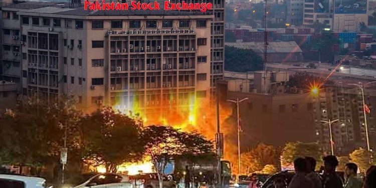 Fire at Karachi’s PSX brought under control: rescue officials