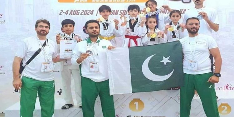 Pakistani Athletes Make History with Over 20 Medals at Taekwondo Championship in Malaysia