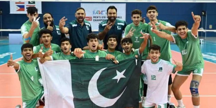 Pakistan Defeats Chinese Taipei to Extend Winning Streak in Asian U-18 Volleyball Championship