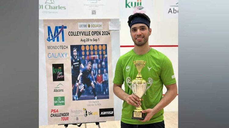 Ahsan Ayaz Clinches Colleyville Open Squash 2024 Title with Victory Over Indian Opponent