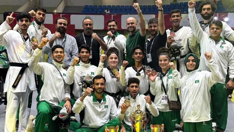 Pakistan Makes History at Asian Taekwondo Championship with 8 Medals