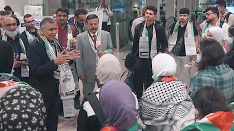 Third Batch of 26 Palestinian Students Arrives in Pakistan to Continue Medical Studies