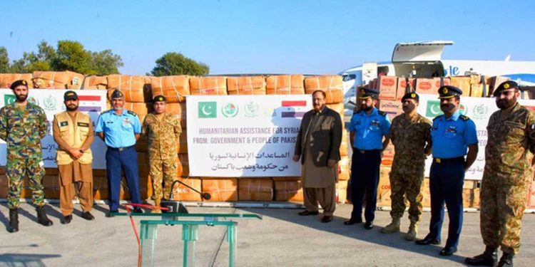 Pakistan Sends 21st Aid Consignment to Gaza, Lebanon, and Syria