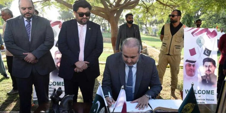 Qatari Ambassador Discusses Strengthening Bilateral Ties and Investment with Sindh Governor