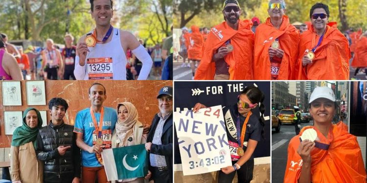 Pakistani Runners Excel at NYC Marathon: 12 Finish Under Four Hours