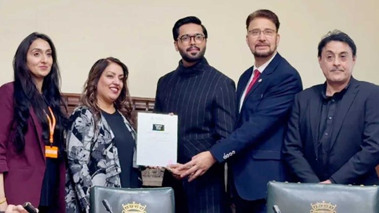 Fahad Mustafa Honoured with Dual Awards at House of Commons for Cultural and Diversity Impact