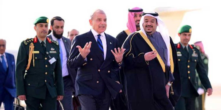 PM Shehbaz Sharif Arrives in Riyadh for ‘One Water Summit’ to Address Global Water Challenges