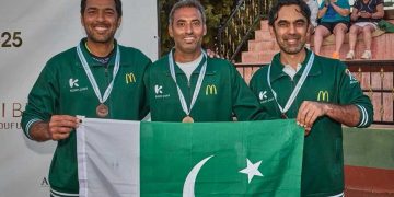 Pakistan Wins Bronze at ITF Masters 45+ in Turkey