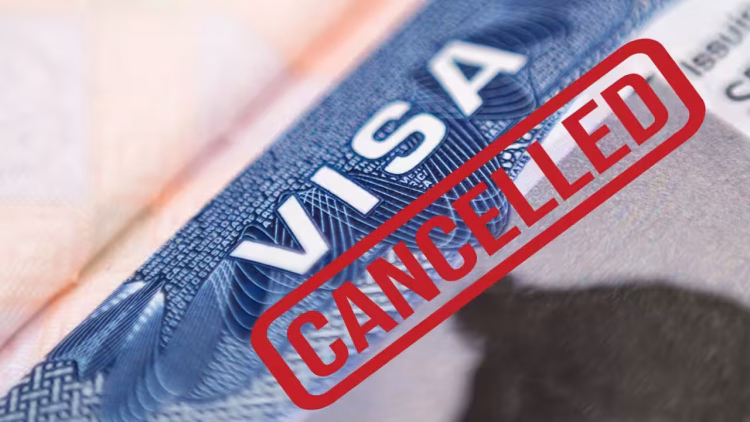 visa cancelled