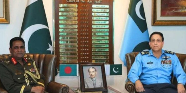 Bangladesh’s Military Official Meets Pakistan Air Chief to Strengthen Bilateral Ties